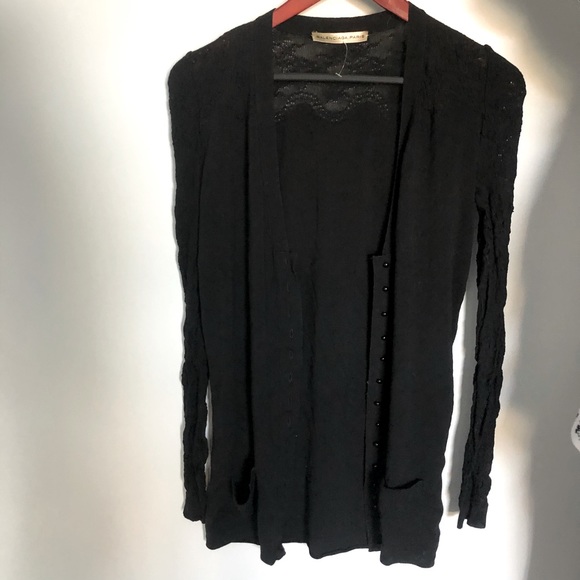 balenciaga black cardigan